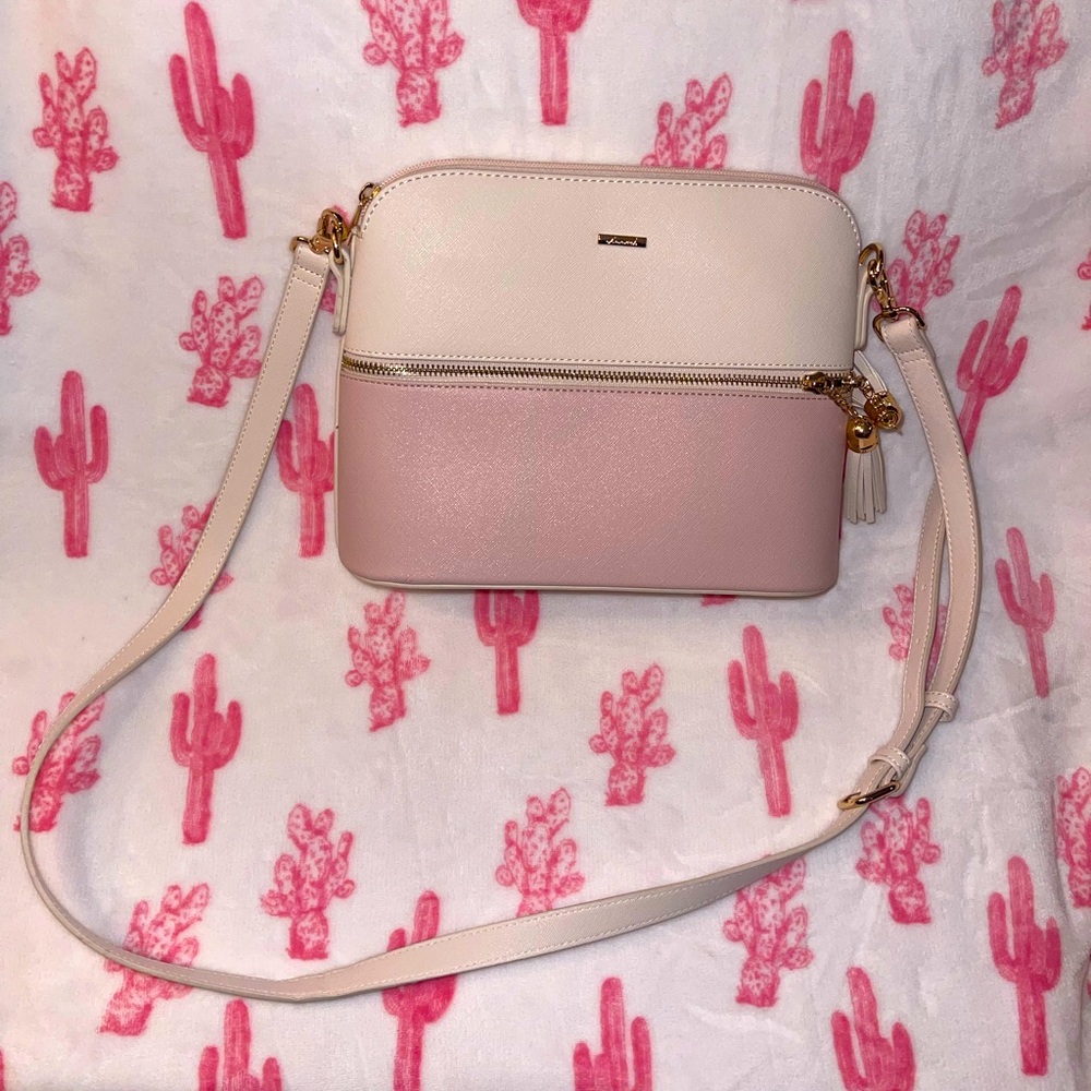 Two-tone pink purse
